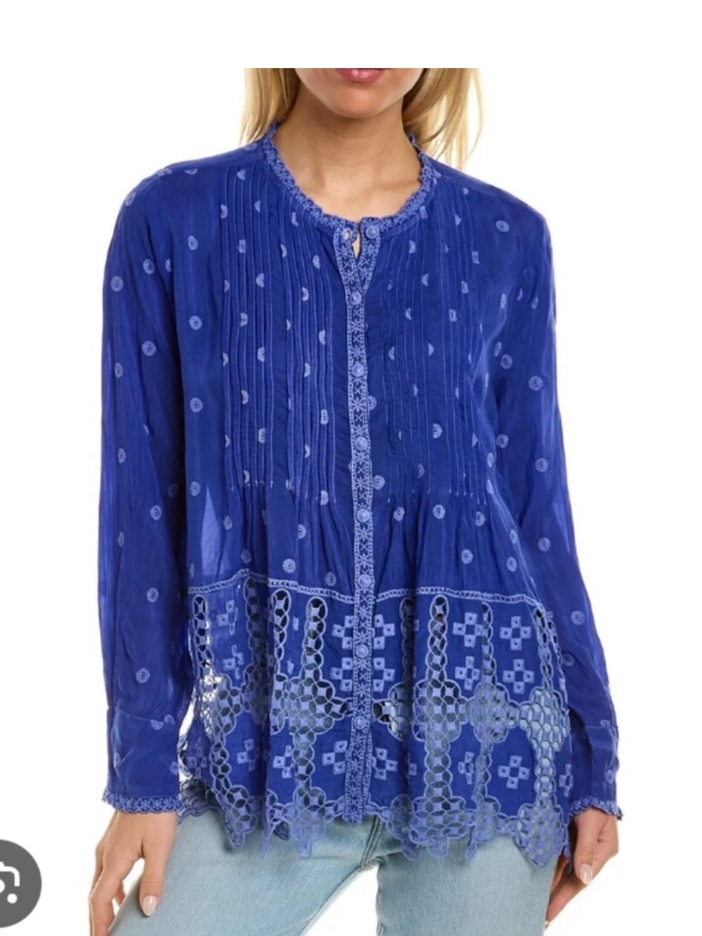 Johnny Was Baez Phaedra Blouse